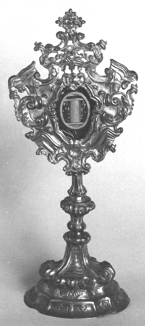 reliquiario - a ostensorio, opera isolata - manifattura piemontese (secondo quarto sec. XVIII)