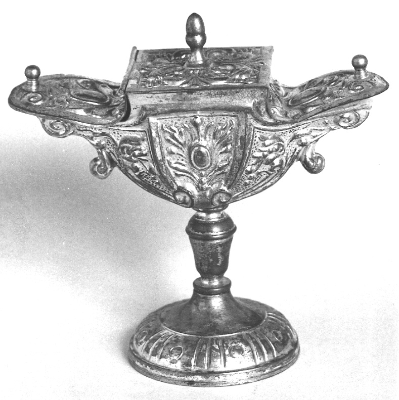 navicella portaincenso, opera isolata - produzione piemontese (seconda metà sec. XIX)