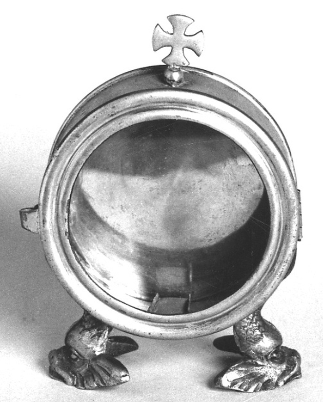 teca-lunetta, opera isolata - produzione piemontese (metà sec. XIX)