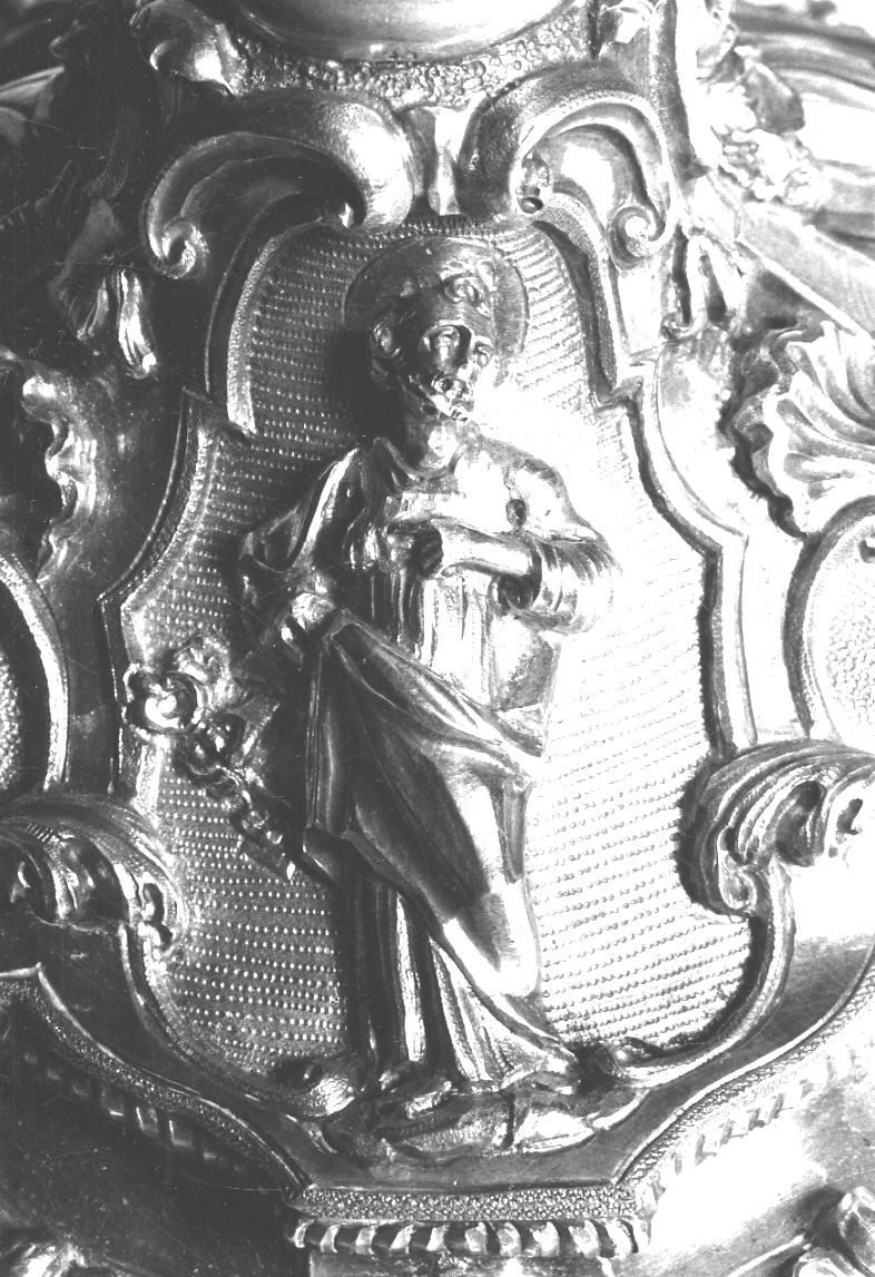 San Paolo Apostolo (decorazione plastica, elemento d'insieme) - ambito lombardo (fine sec. XVII)