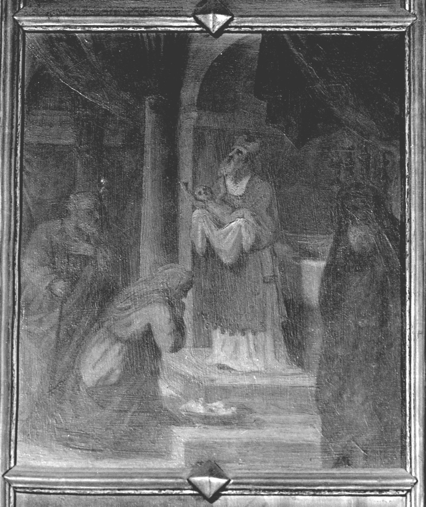 presentazione di Gesù al tempio (dipinto, elemento d'insieme) di Crispino (ultimo quarto sec. XIX)