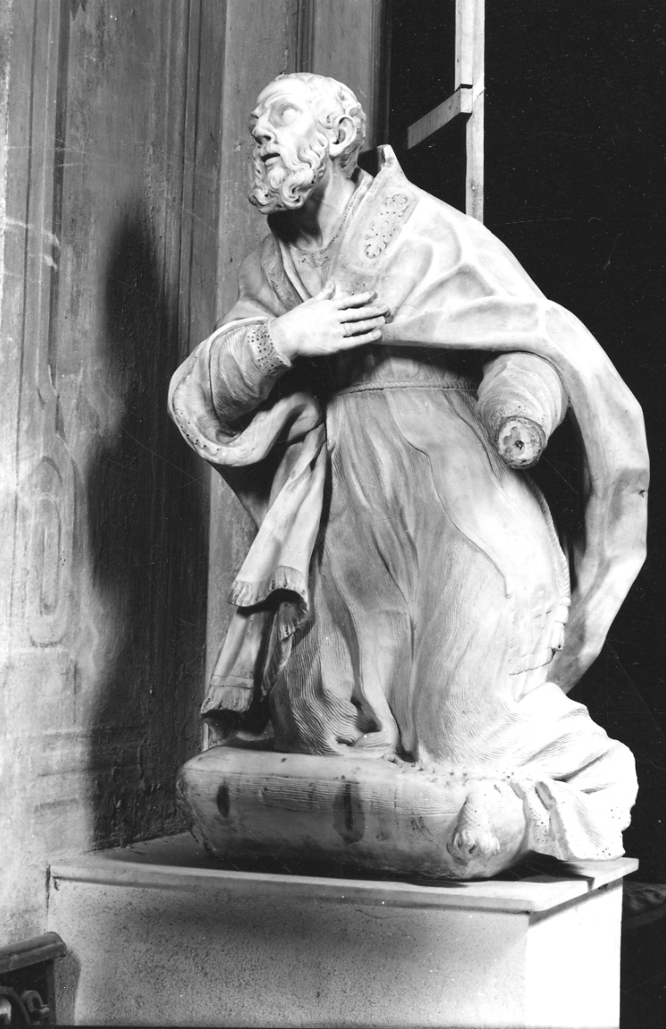 San Baudolino (statua, elemento d'insieme) di Parodi Giacomo Filippo (cerchia) (fine sec. XVII)