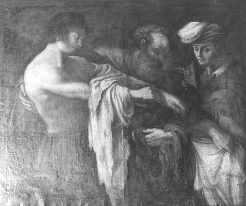 ritorno del figliol prodigo (dipinto, opera isolata) - ambito piemontese (metà sec. XVII)