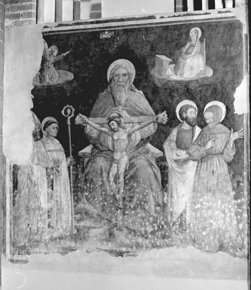 Annunciazione (dipinto, opera isolata) - ambito lombardo (prima metà sec. XV)