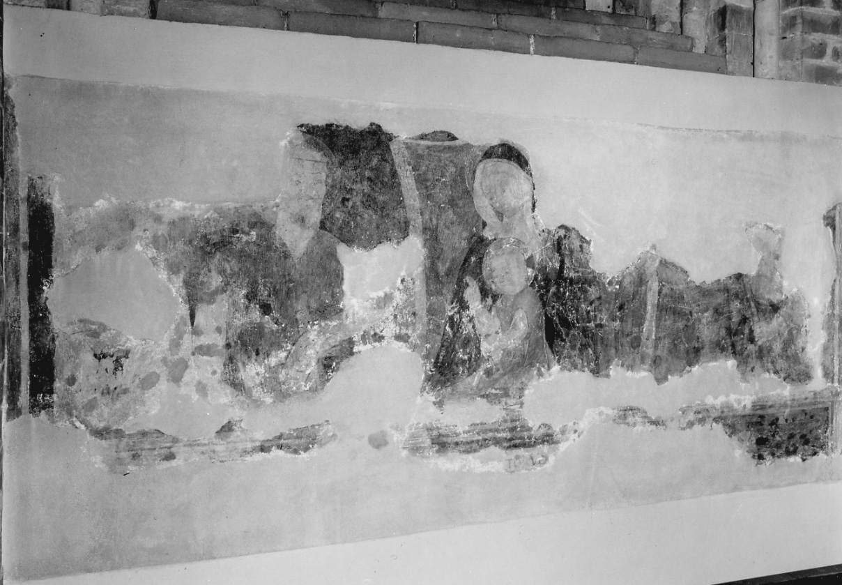 Madonna con Bambino e Santi (dipinto, opera isolata) - ambito lombardo (seconda metà sec. XIV)