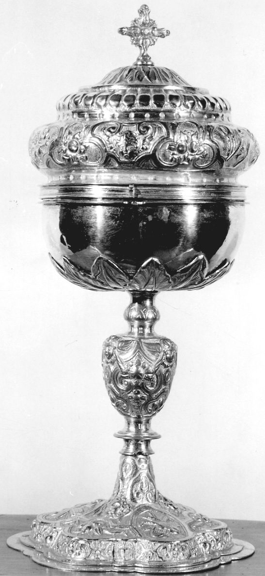 pisside, opera isolata - ambito piemontese (ultimo quarto sec. XIX)