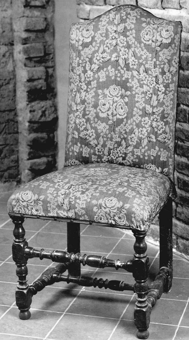 sedia, opera isolata - ambito piemontese (primo quarto sec. XVIII)