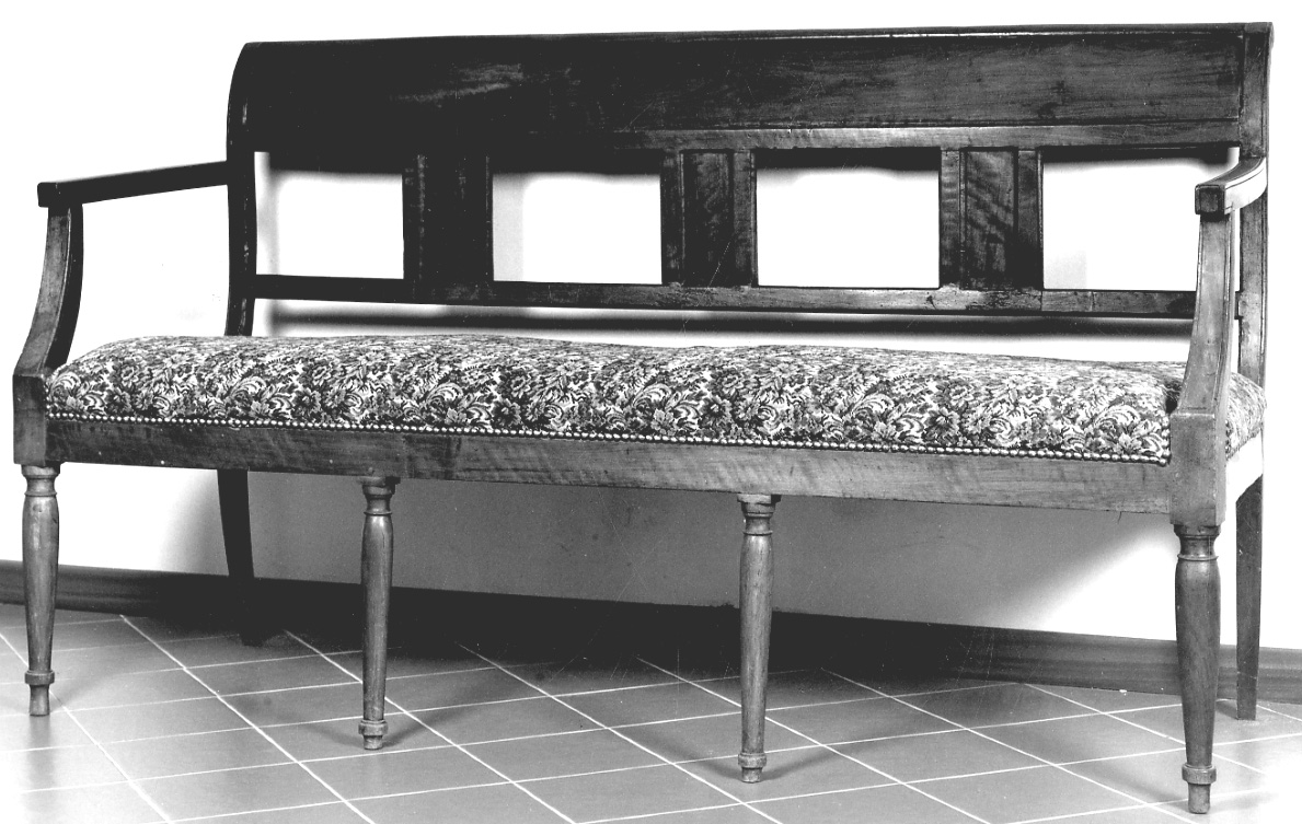 divano, opera isolata - ambito astigiano (primo quarto sec. XIX)