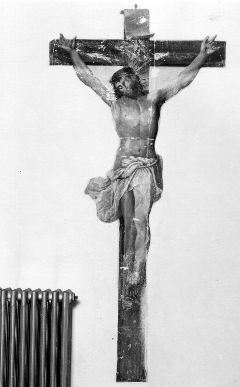 Cristo crocifisso dolente (dipinto, opera isolata) di Laveglia Giovanni Lorenzo (primo quarto sec. XVIII)