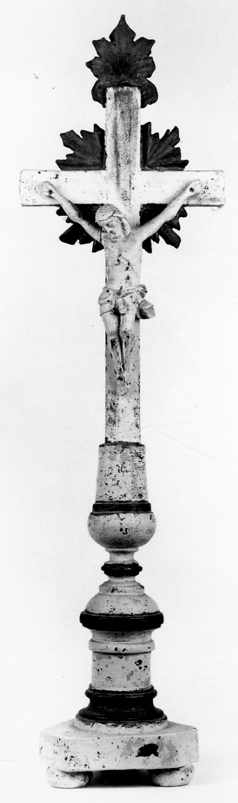 Cristo crocifisso dolente (croce d'altare, opera isolata) - ambito astigiano (prima metà sec. XIX)