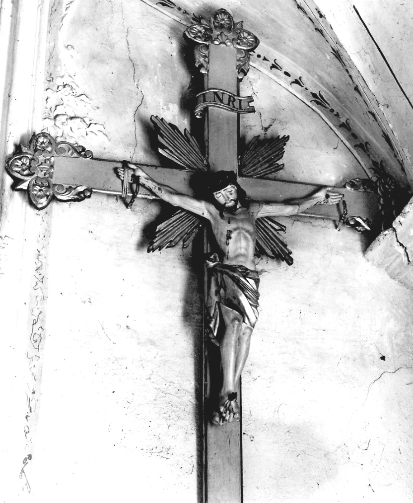 Cristo crocifisso dolente (crocifisso, opera isolata) - ambito alessandrino (seconda metà sec. XIX)