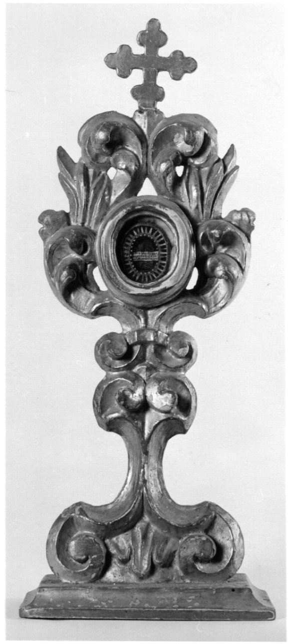 reliquiario - a ostensorio, opera isolata - ambito astigiano (secondo quarto sec. XVIII)