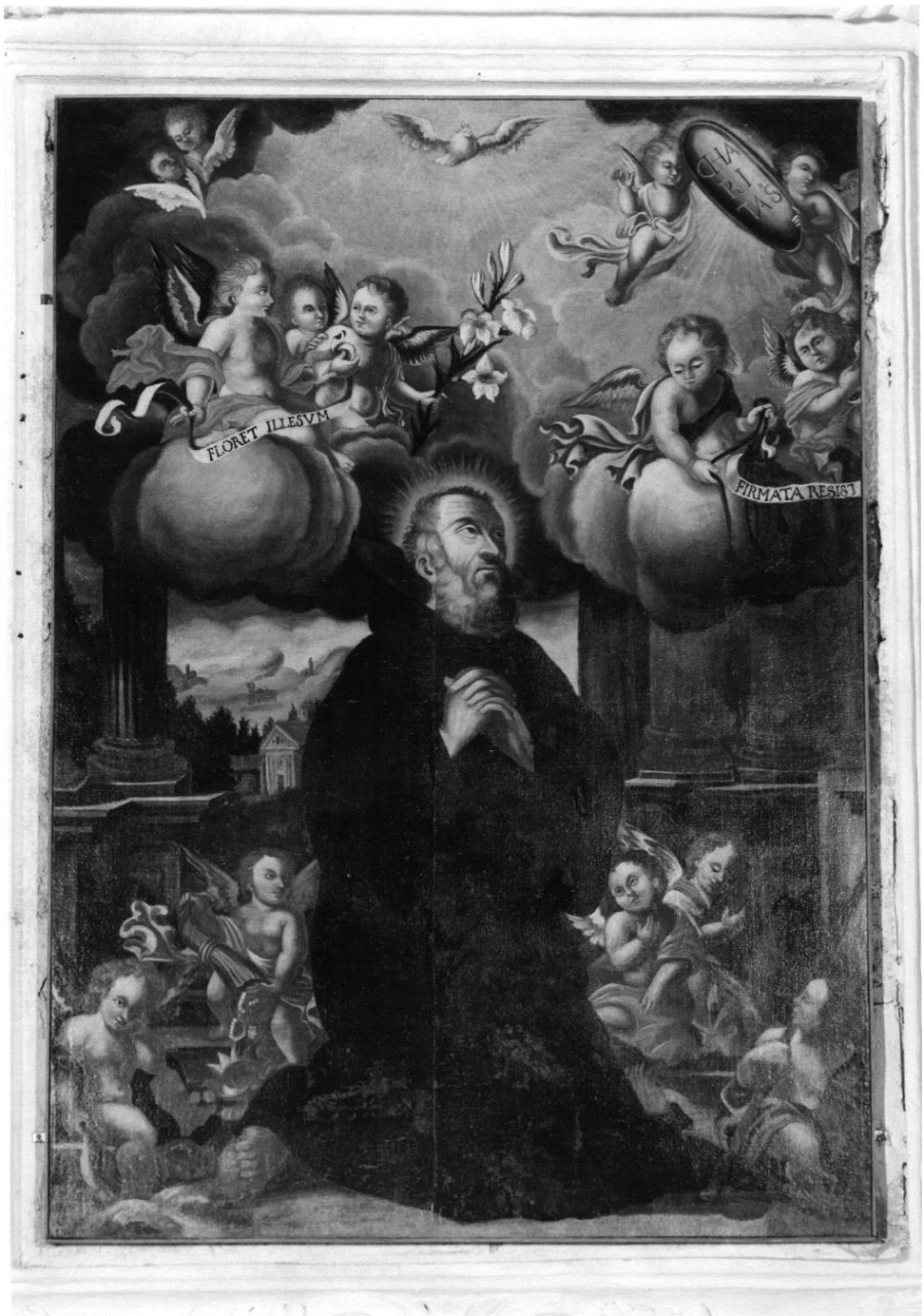 San Francesco di Paola (dipinto, opera isolata) di Veggio (metà sec. XVIII)