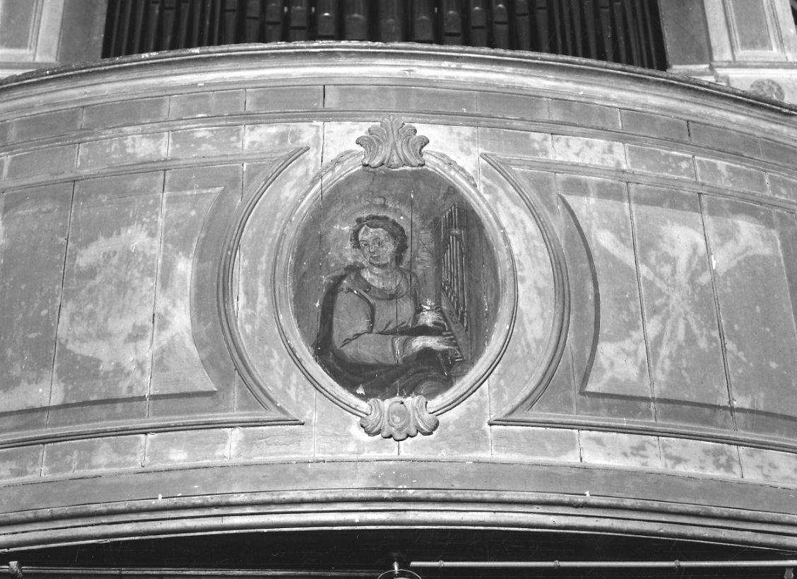 Santa Cecilia patrona della musica (decorazione pittorica, elemento d'insieme) - ambito astigiano (ultimo quarto sec. XVIII)