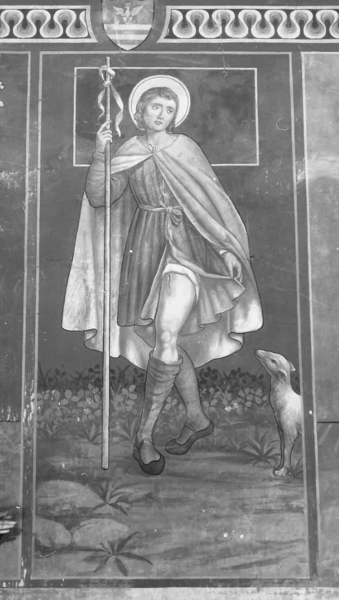 San Rocco (dipinto, elemento d'insieme) di Stura Giovanni (primo quarto sec. XX)