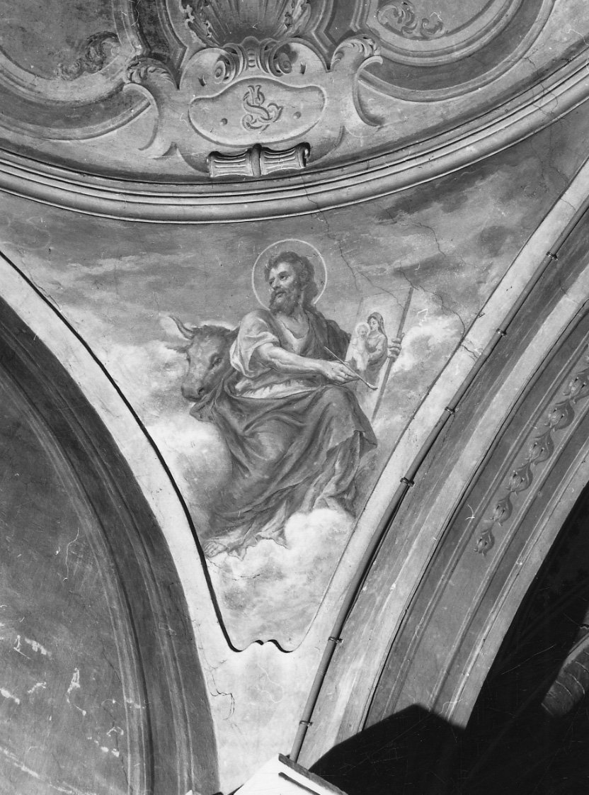 San Luca Evangelista (dipinto, elemento d'insieme) di Stura Giovanni (primo quarto sec. XX)