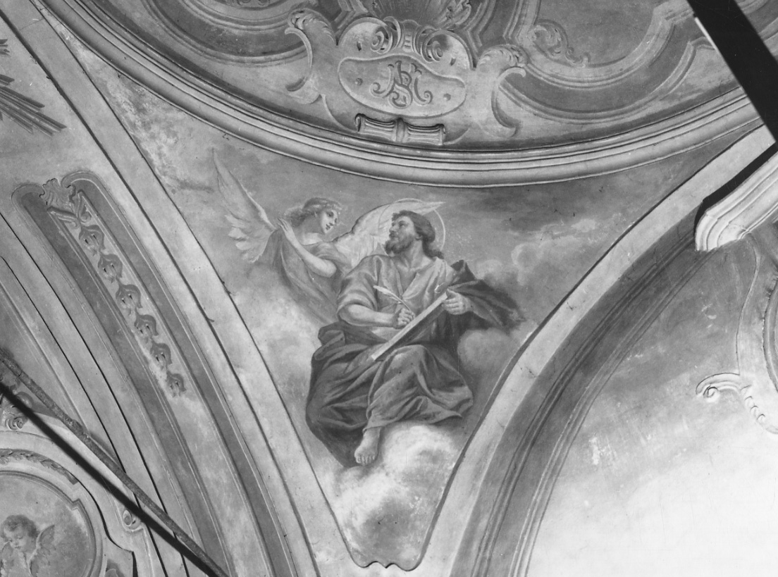 San Matteo Evangelista (dipinto, elemento d'insieme) di Stura Giovanni (primo quarto sec. XX)