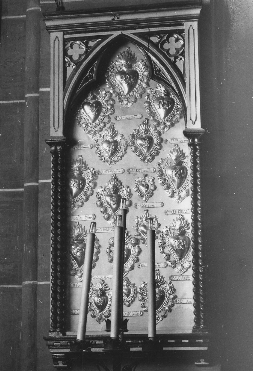 Sacro Cuore di Gesù (ex voto, insieme) - ambito piemontese (fine/inizio secc. XIX/ XX)