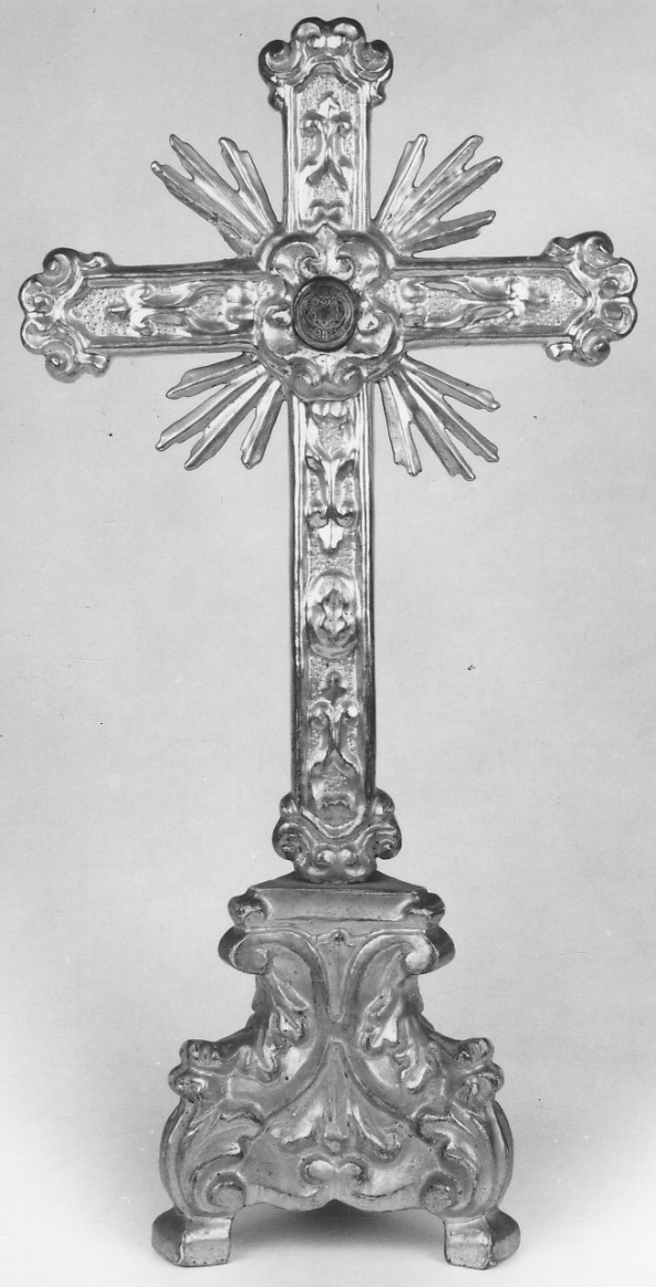 stauroteca, opera isolata - ambito astigiano (seconda metà sec. XVIII)