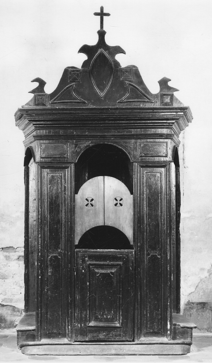 confessionale, opera isolata - ambito astigiano (prima metà sec. XIX)