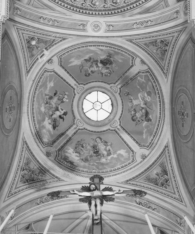 GLORIA DI ANGELI (dipinto, elemento d'insieme) di Lajolo Lorenzo (secondo quarto sec. XX)