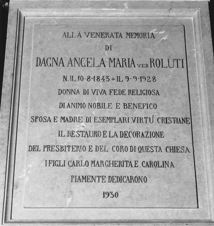 lapide, opera isolata - ambito astigiano (secondo quarto sec. XX)