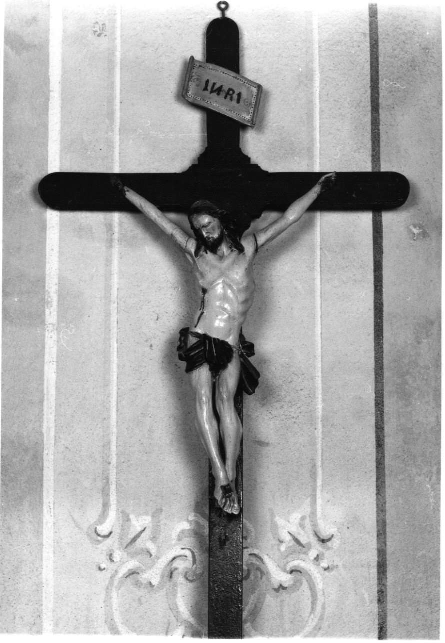 Cristo crocifisso dolente (crocifisso, opera isolata) - ambito astigiano (sec. XIX)