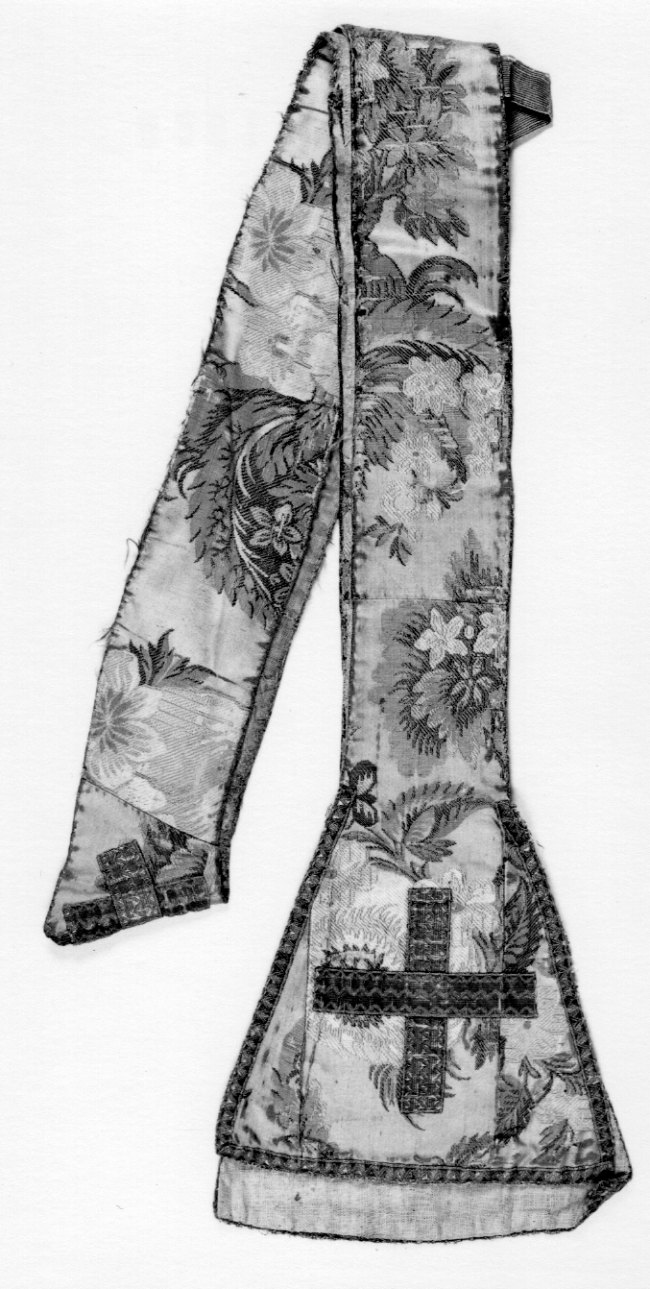 stola, opera isolata - manifattura piemontese (prima metà sec. XVIII)