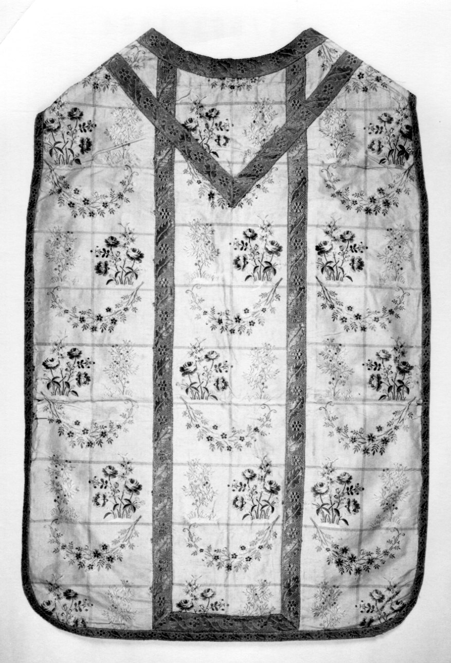 paramento liturgico, insieme - manifattura lombardo-piemontese (seconda metà sec. XVIII)