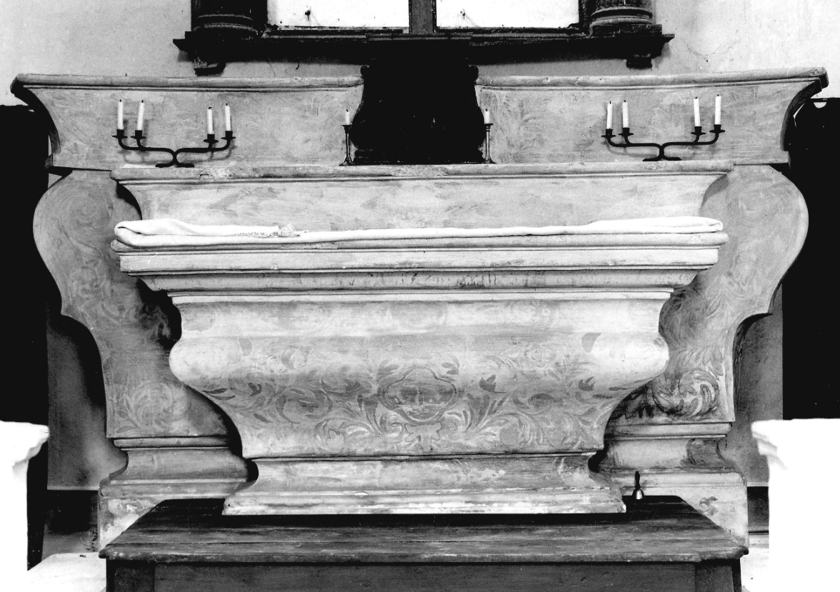 altare maggiore, opera isolata - ambito piemontese (prima metà sec. XVII)