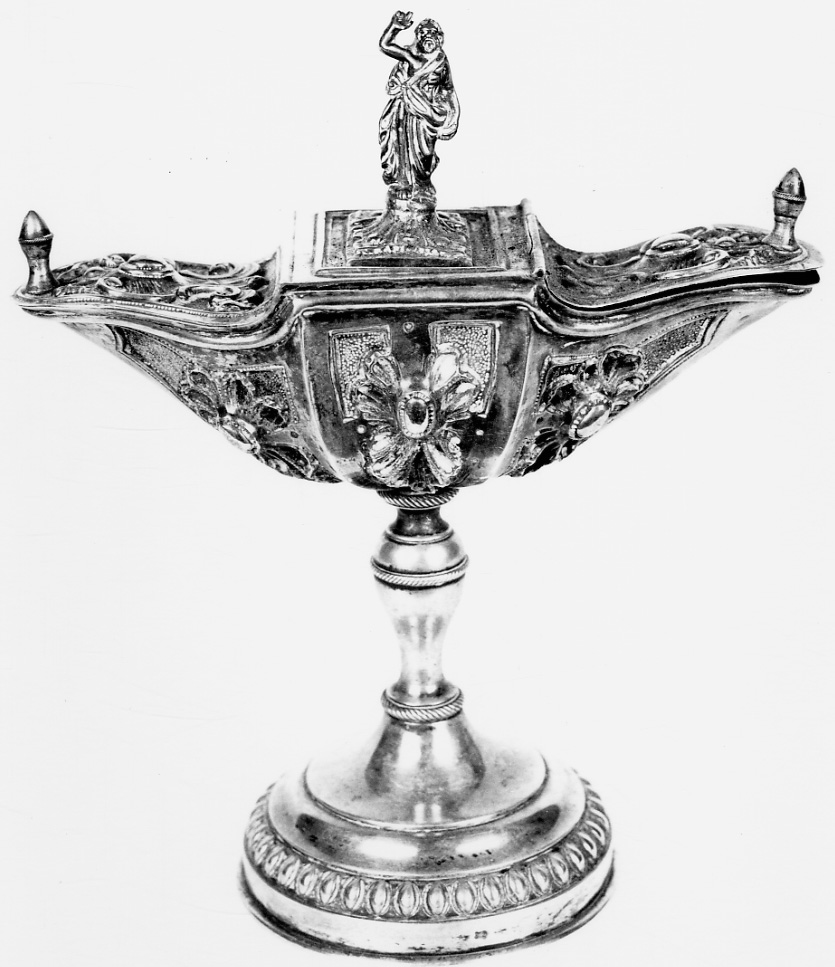 navicella portaincenso, opera isolata - ambito piemontese (inizio sec. XX)