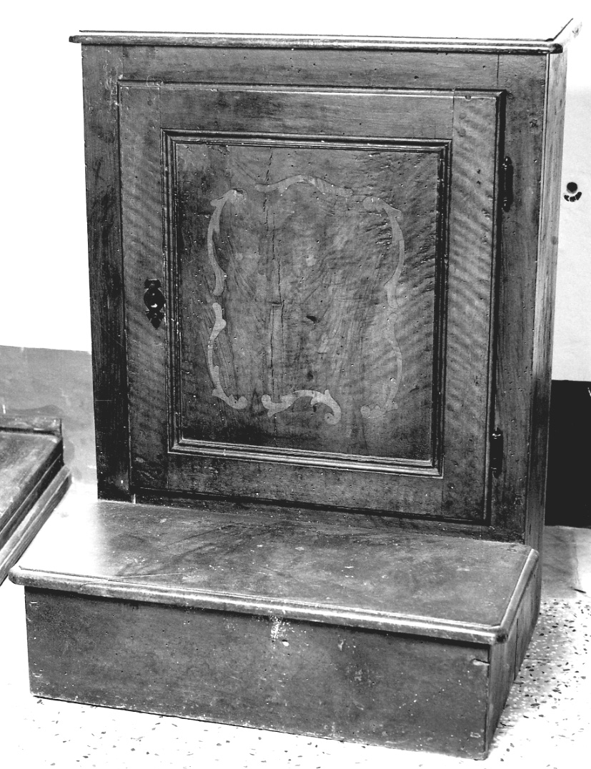 inginocchiatoio, opera isolata - ambito astigiano (ultimo quarto sec. XVIII)
