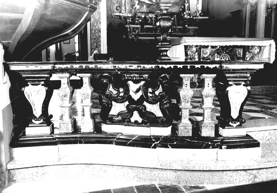 balaustrata, opera isolata di Cossano F. C (metà sec. XVIII)