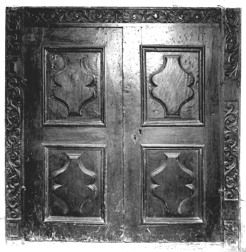 armadietto a muro, opera isolata - ambito piemontese (seconda metà sec. XVIII)