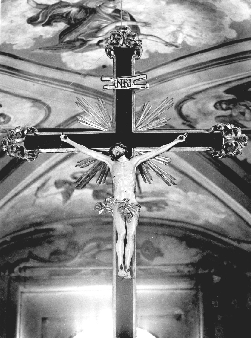 Cristo crocifisso dolente (crocifisso, opera isolata) - ambito alessandrino (primo quarto sec. XVIII)