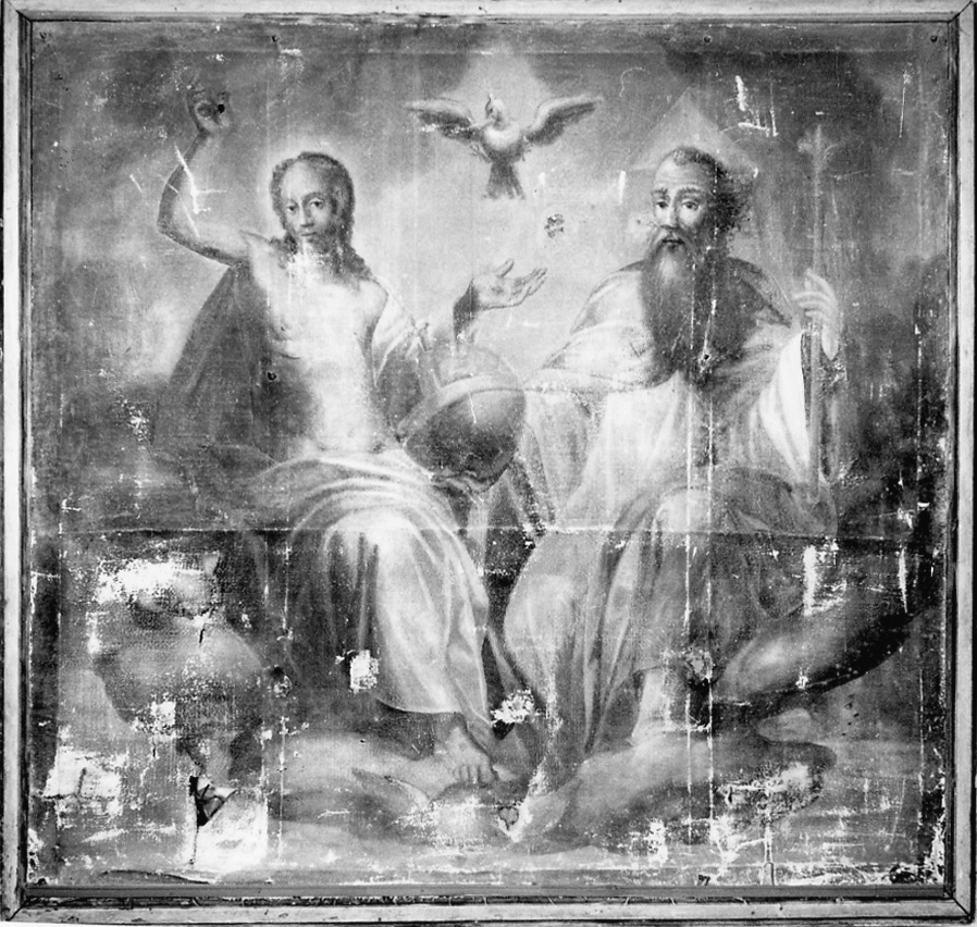 Trinità (dipinto, opera isolata) - ambito piemontese (sec. XVII)