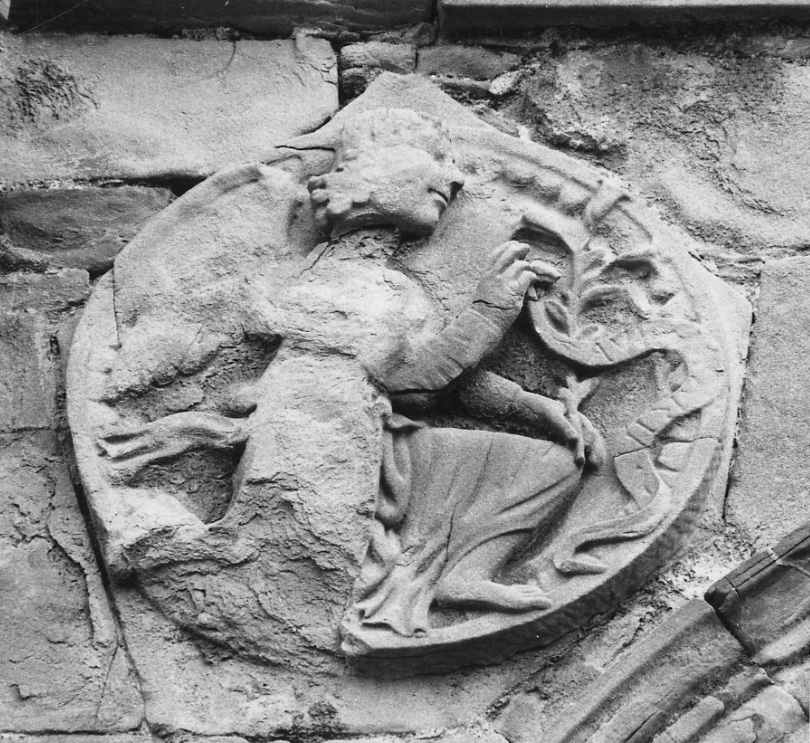 angelo annunciante (scultura, opera isolata) - ambito ticinese (primo quarto sec. XVI)