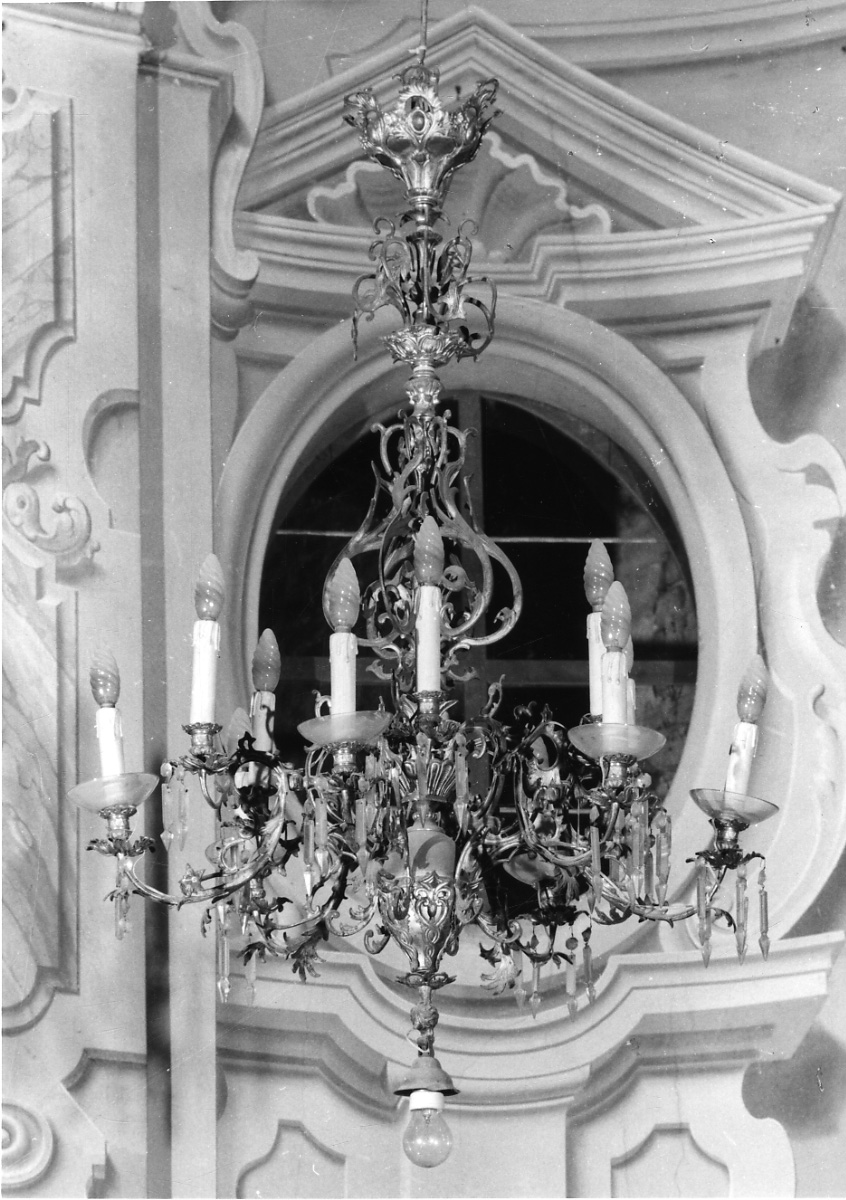 lampadario, opera isolata - ambito piemontese (seconda metà sec. XVIII)