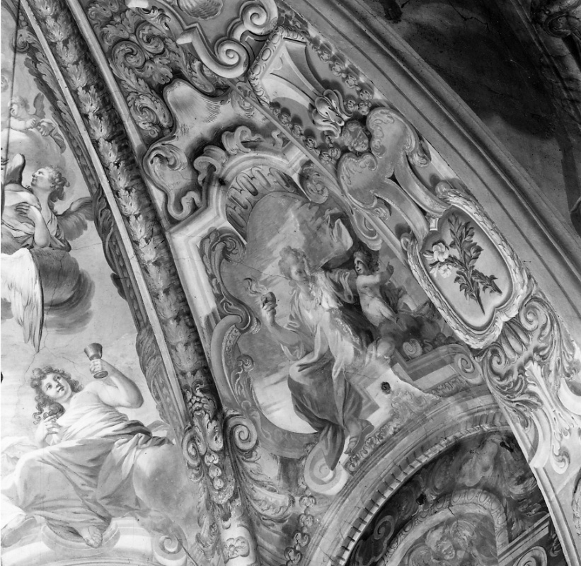 Umiltà (dipinto, elemento d'insieme) di Bianchi Salvatore (fine sec. XVII)