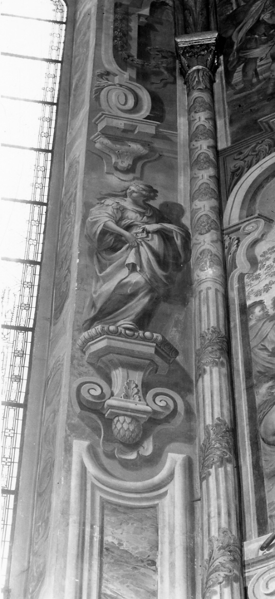 Prudenza (dipinto, elemento d'insieme) di Bianchi Salvatore (fine sec. XVII)