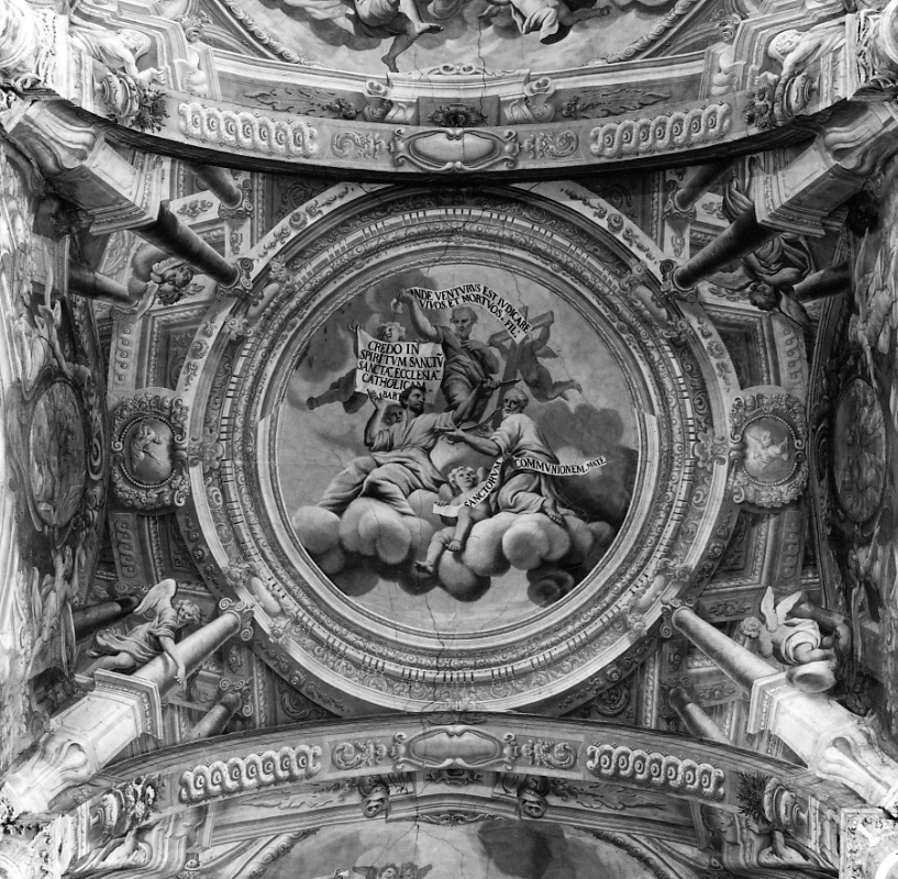 Filippo, Matteo, Bartolomeo, San Filippo, San Matteo e San Bartolomeo (dipinto, elemento d'insieme) di Fabbrica Francesco, Rocca Giovanni Battista (primo quarto sec. XVIII)