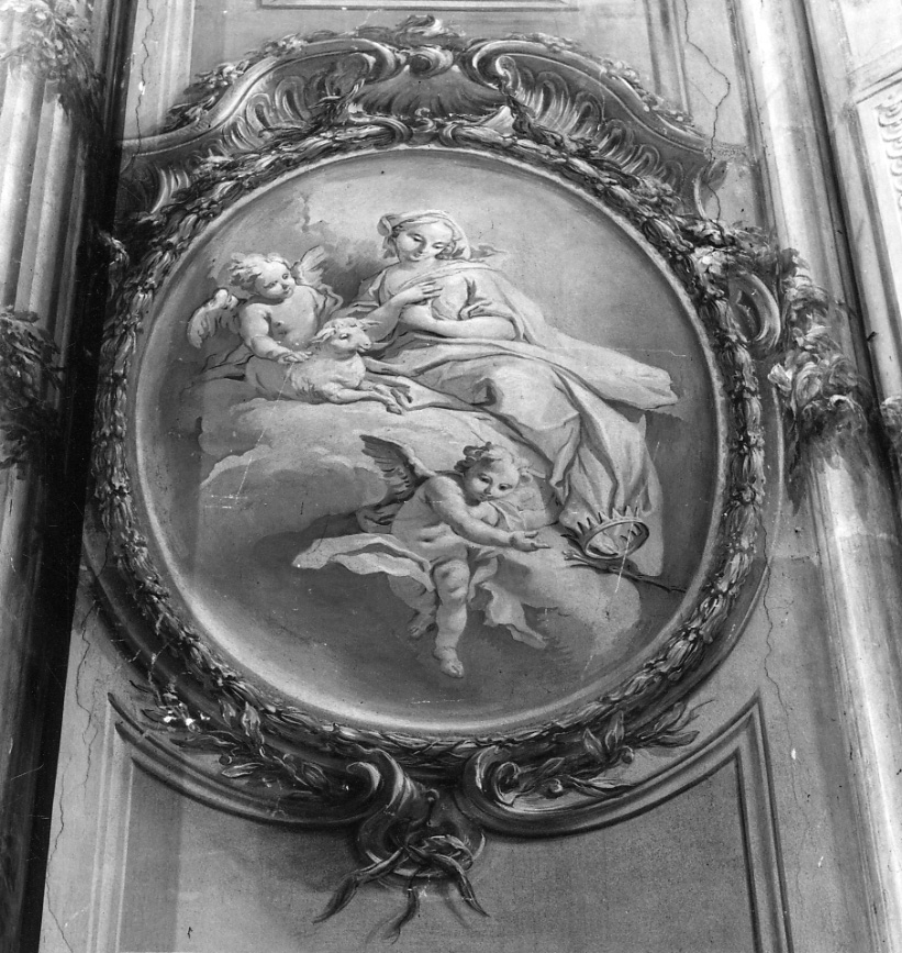 Speranza (dipinto, elemento d'insieme) di Carloni Carlo Innocenzo, Perego Gaetano, Pozzo Pietro Antonio il Giovane (terzo quarto sec. XVIII)