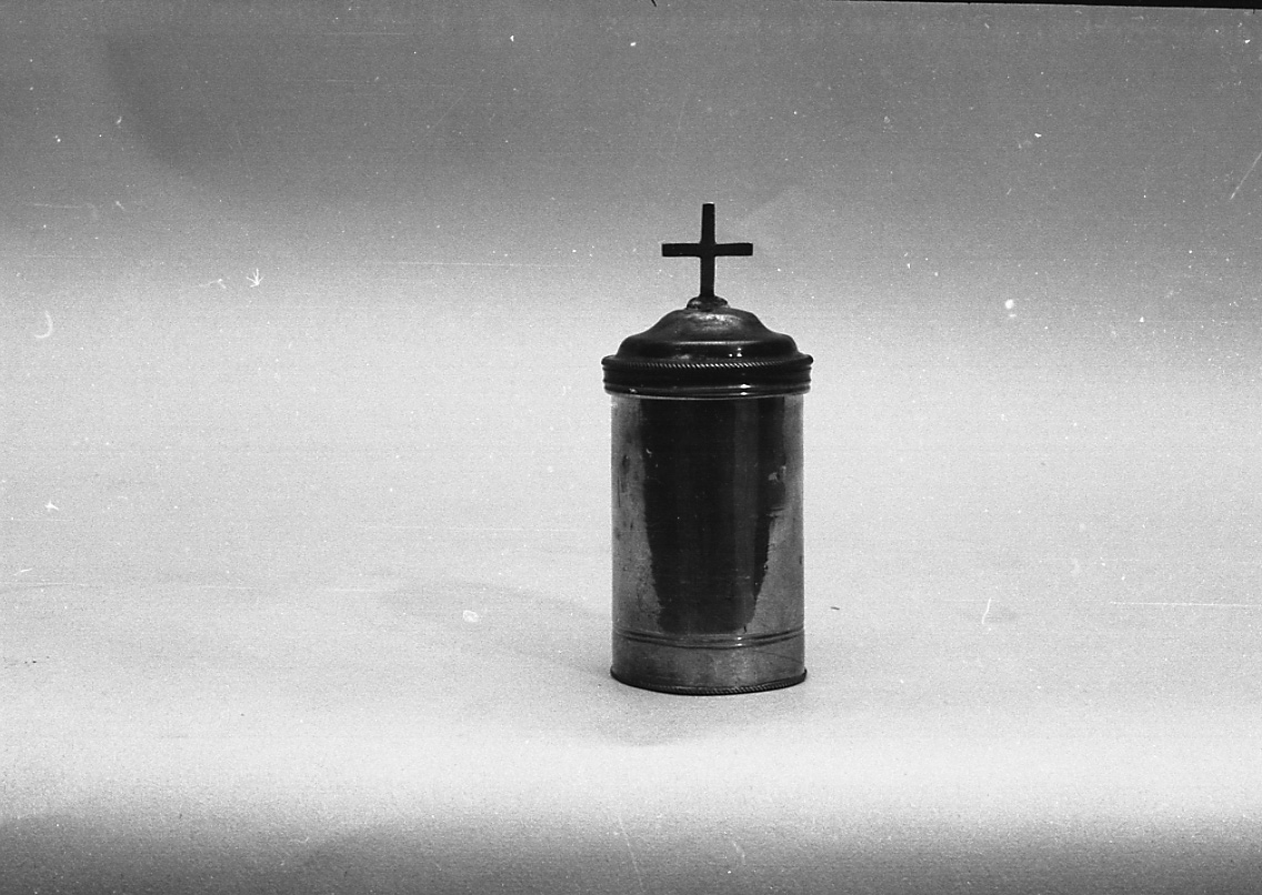 vasetti per oli santi, opera isolata - bottega torinese (primo quarto sec. XIX)