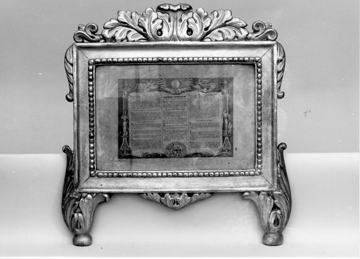 cartagloria, serie - bottega piemontese (secondo quarto sec. XIX)