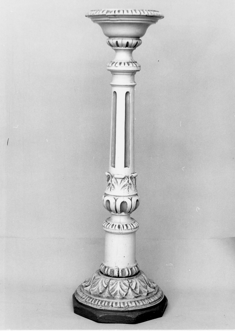 colonnina, serie - bottega piemontese (secondo quarto sec. XIX)