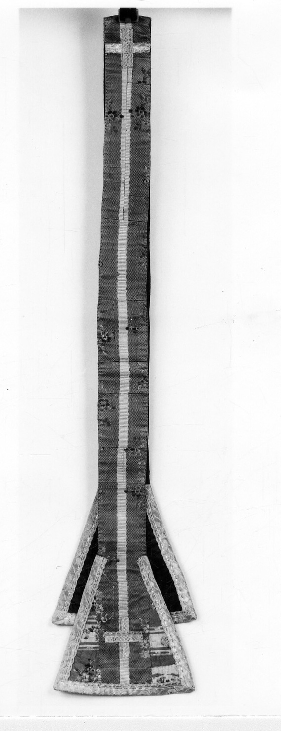 stola, opera isolata - manifattura italiana (seconda metà sec. XVIII)