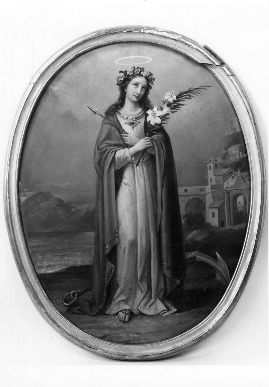 Santa Filomena (dipinto, opera isolata) - ambito piemontese (seconda metà sec. XIX)