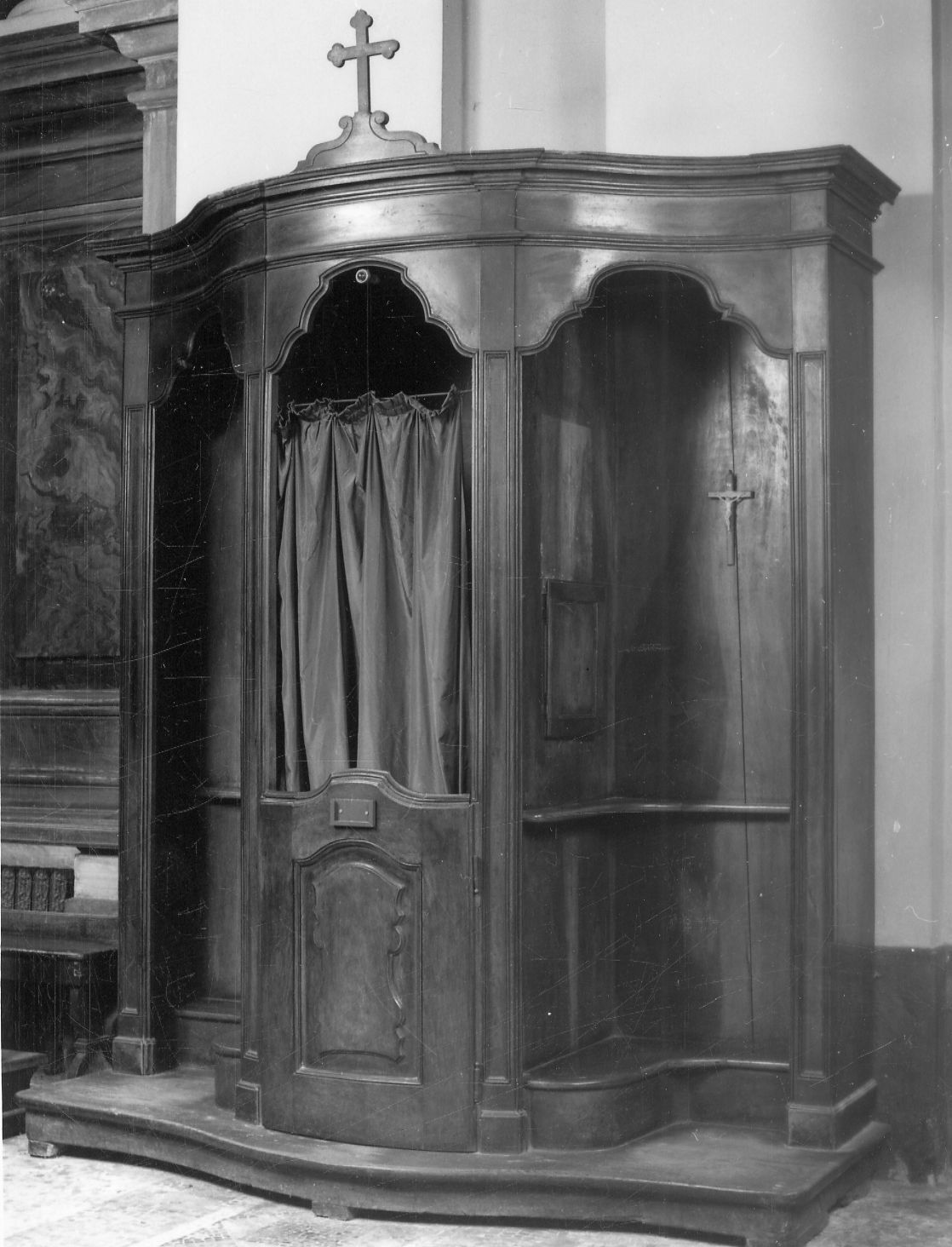 confessionale, serie - ambito piemontese (seconda metà sec. XVIII)