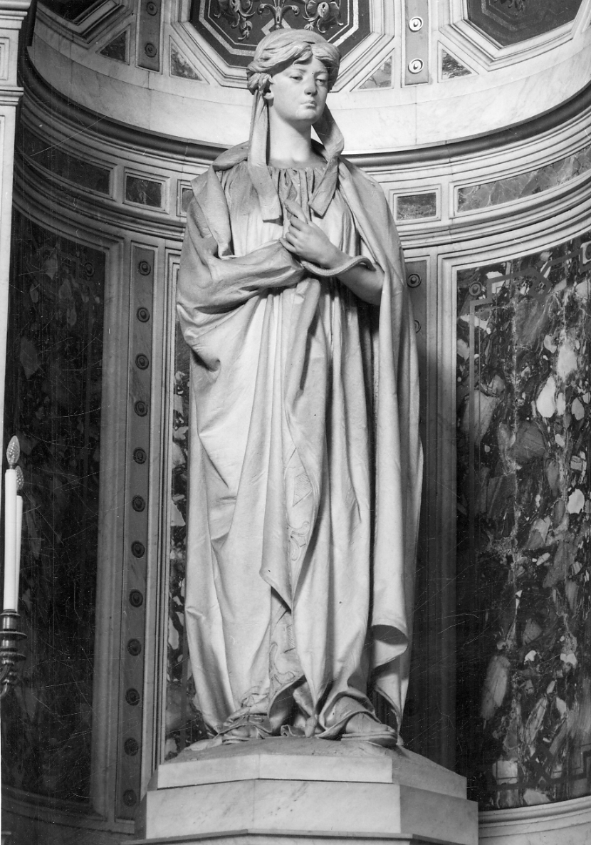Prudenza (statua, opera isolata) di Porzio Francesco (ultimo quarto sec. XIX)