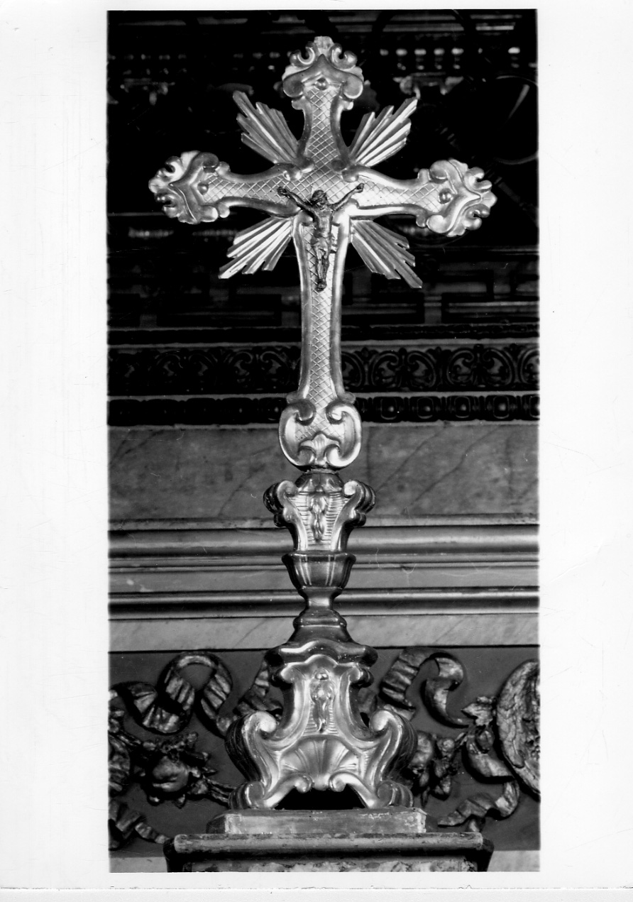 Cristo crocifisso dolente (croce d'altare, opera isolata) - ambito piemontese (seconda metà sec. XVIII)